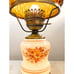 Vintage Hurricane Gone With The Wind Amber Lamp