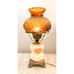 Vintage Hurricane Gone With The Wind Amber Lamp