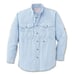 Filson DISCONTINUED Blue Islamorada Fishing Shirt Vented Roll Sleeve Medium Mens