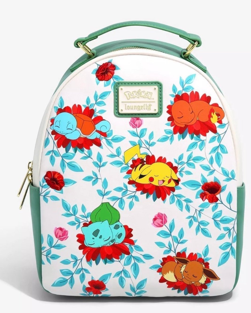 Loungefly Pokemon Sleeping Floral Mini Backpack *NEW