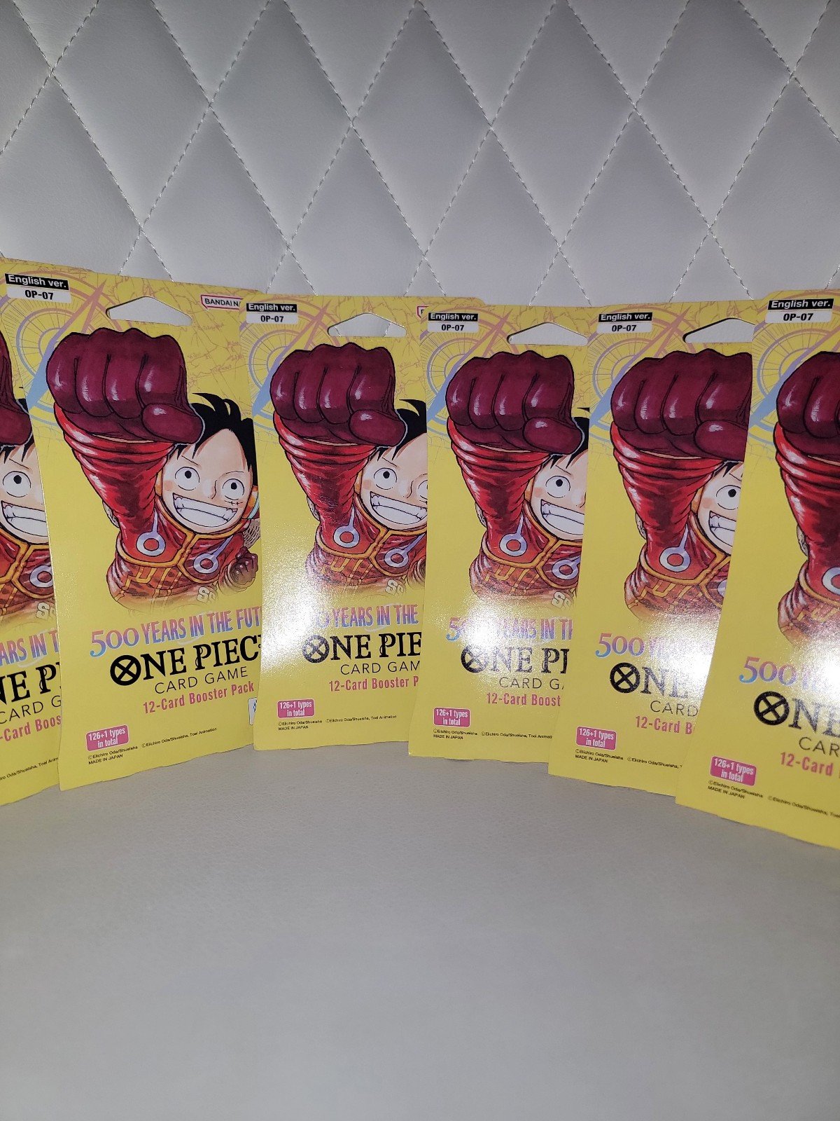 ONE PIECE OP-07 ENGLISH 500 YEARS IN THE FUTURE SLEEVED