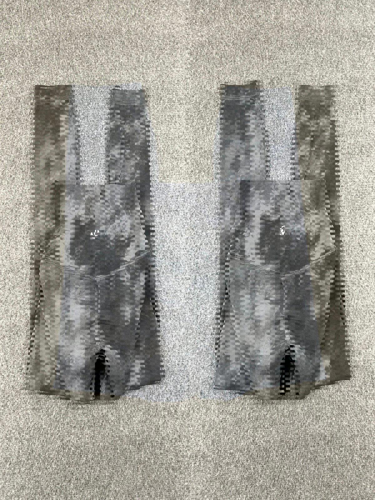 Lululemon Align High Rise 22 Diamond Dye Graphite Grey Sz 4