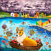 Custom pet portrait fantasy landscape st