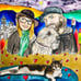 Custom pet portrait fantasy landscape st