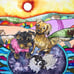 Custom pet portrait fantasy landscape st