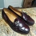 Men’s Cole Haan Size 8.5 D Monk Strap Loafer Burgundy 03516 Pinch Buckle Shoes