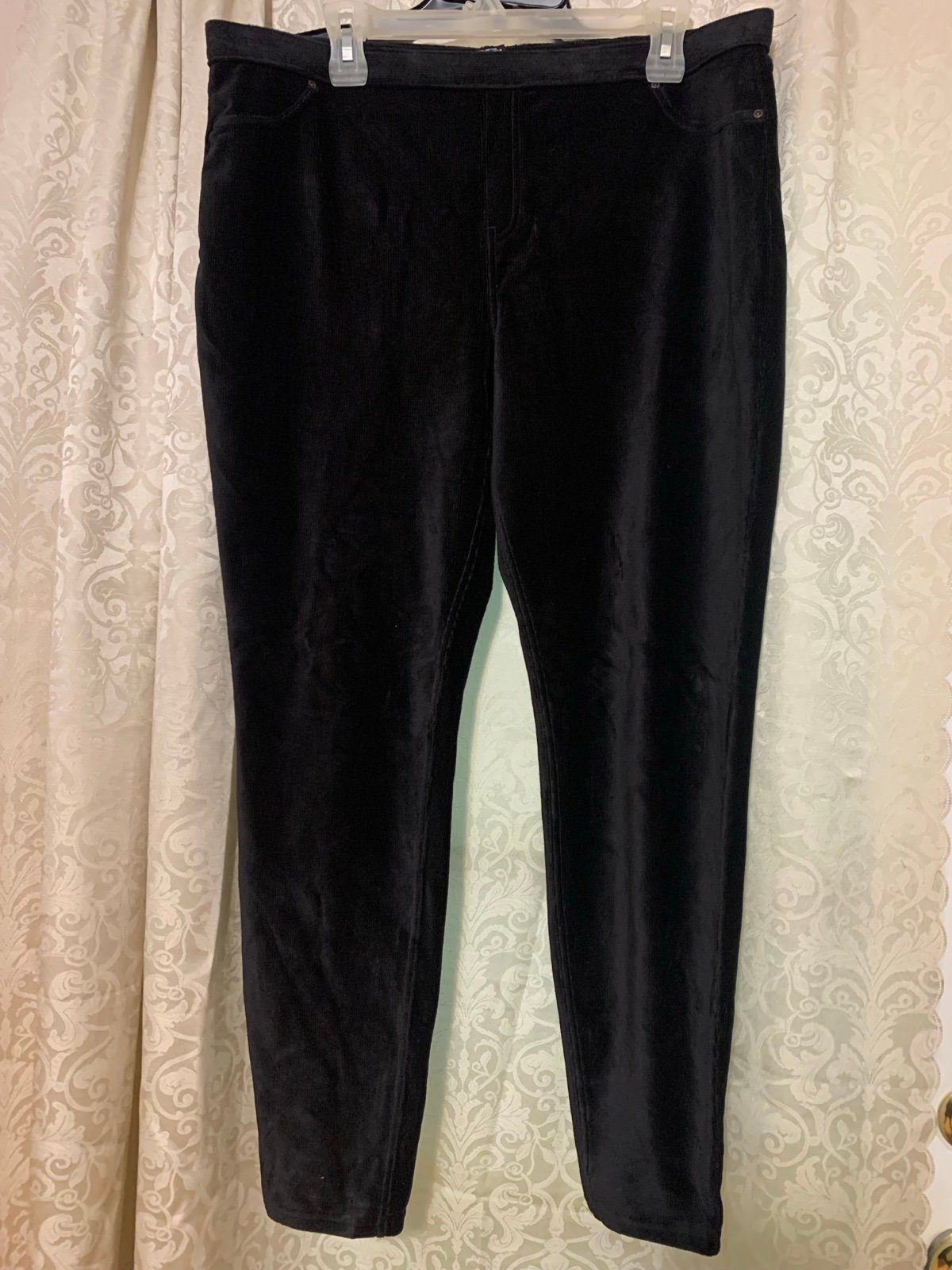 NWT black corduroy leggings pants