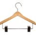 NAHANCO Natural Wooden Mini Hangers