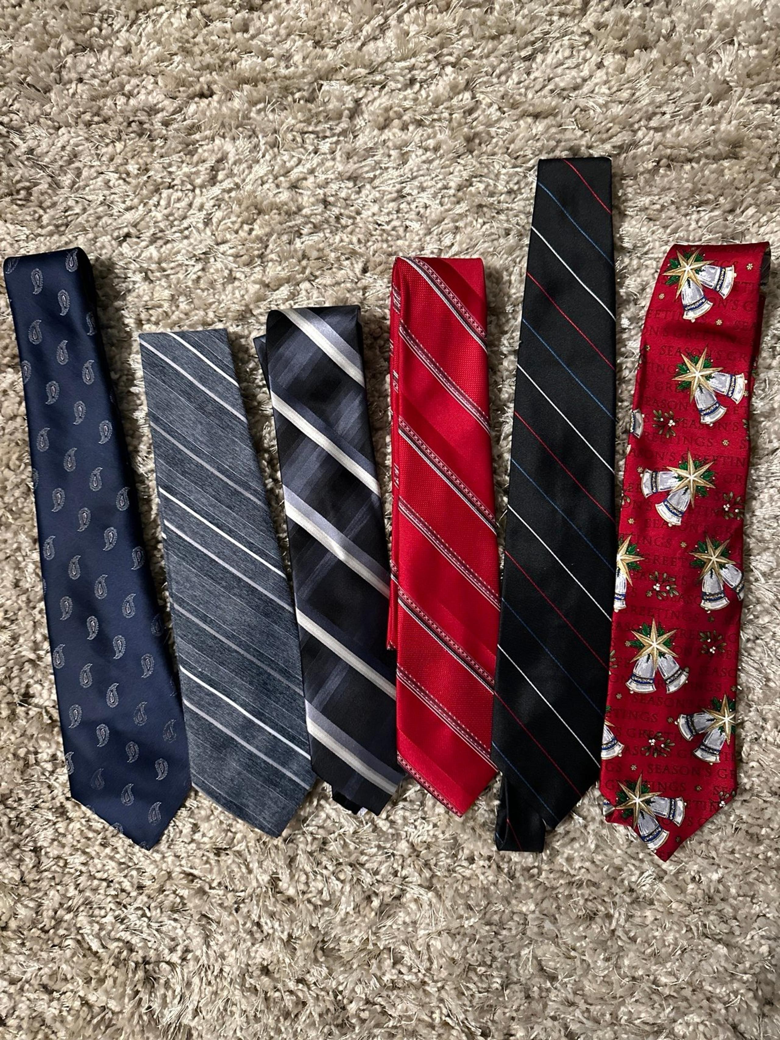 6 mens ties