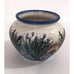 Vintage Unikat Vase Floral Design Hand Painted Signed By Artist Rare Design