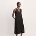 Everlane The Linen V-Neck Midi Dress in Black Size 4 NWOT