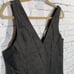 Everlane The Linen V-Neck Midi Dress in Black Size 4 NWOT