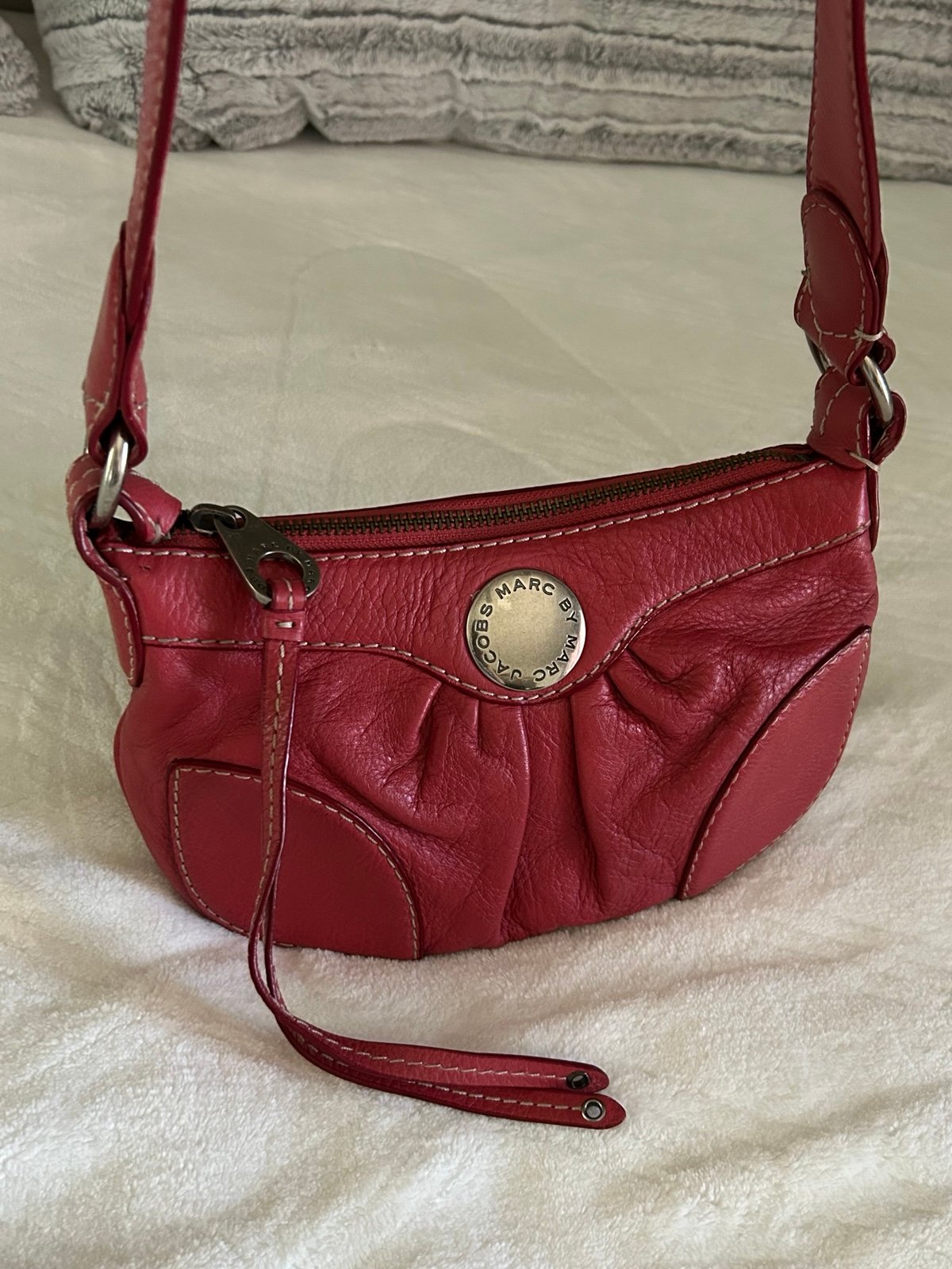 Vintage Rare Marc by Marc Jacobs Leather Small Shoulder Y2K Bag (Nice)