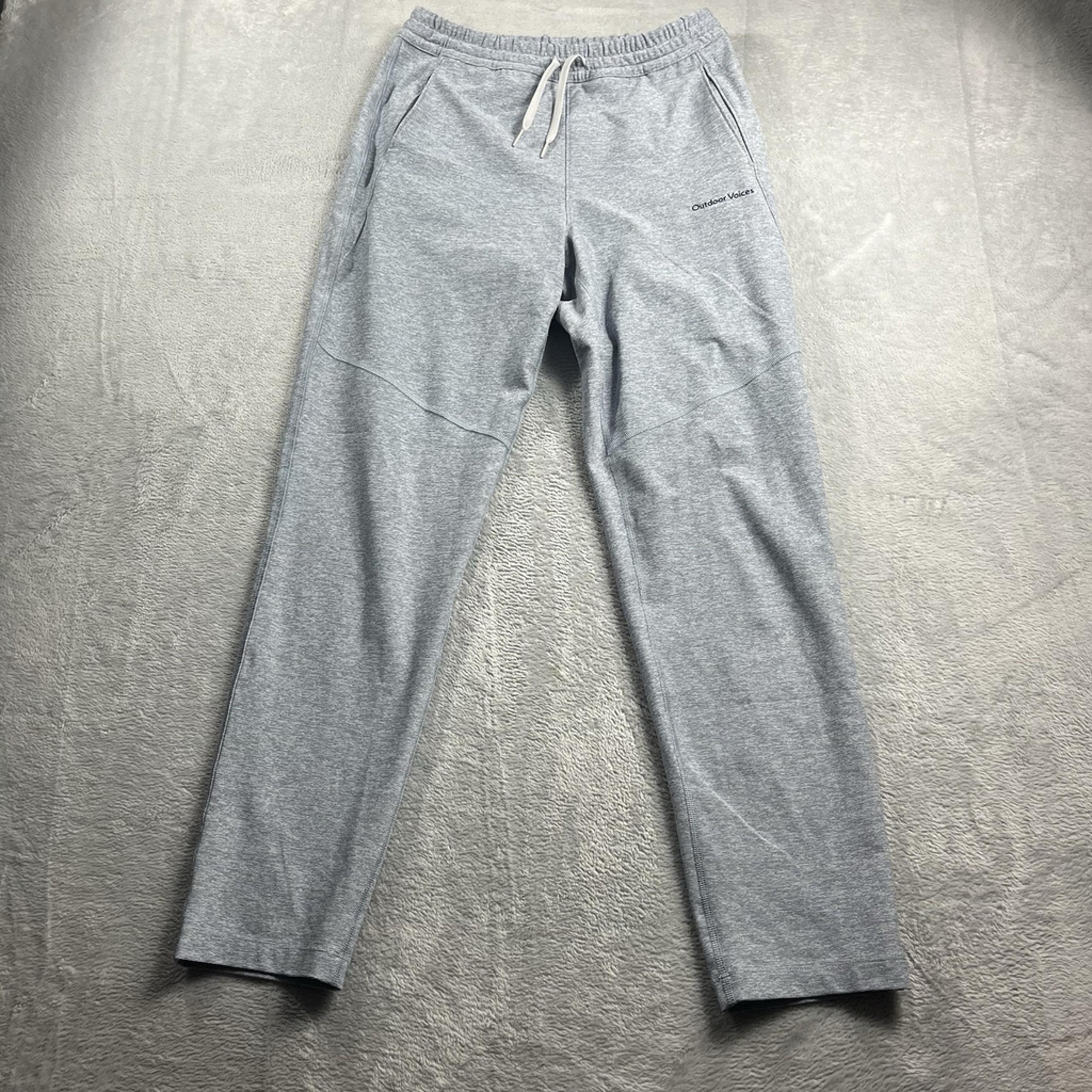 Outdoor Voices CloudKnit Sweatpants 28" Pocket Heathered Blue Womens XS