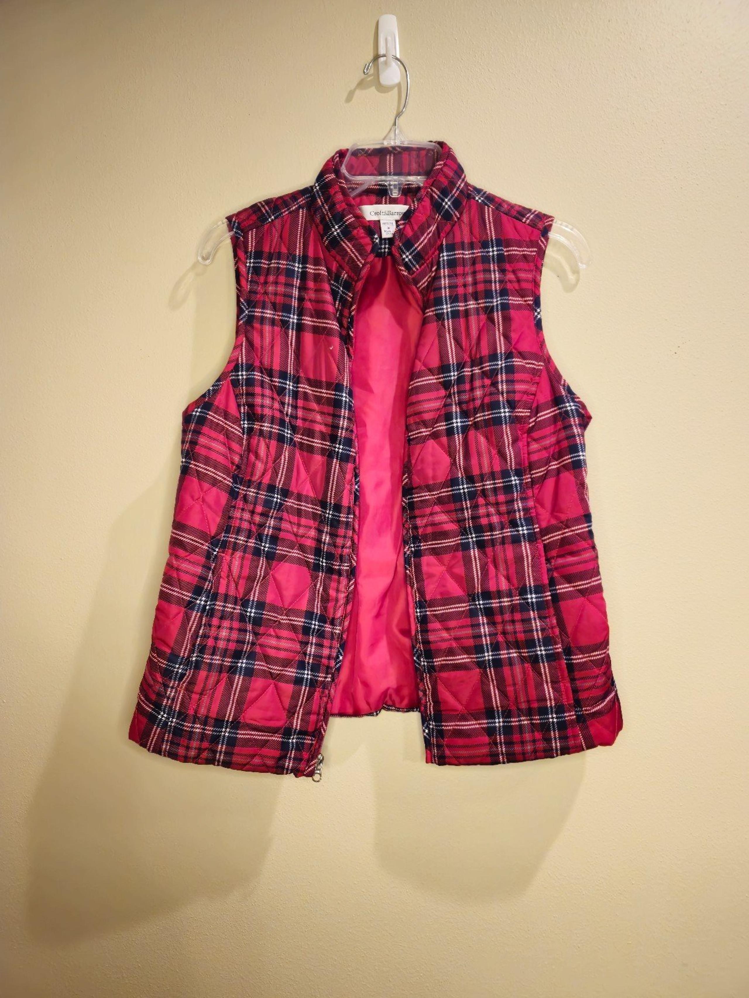 Plaid vest