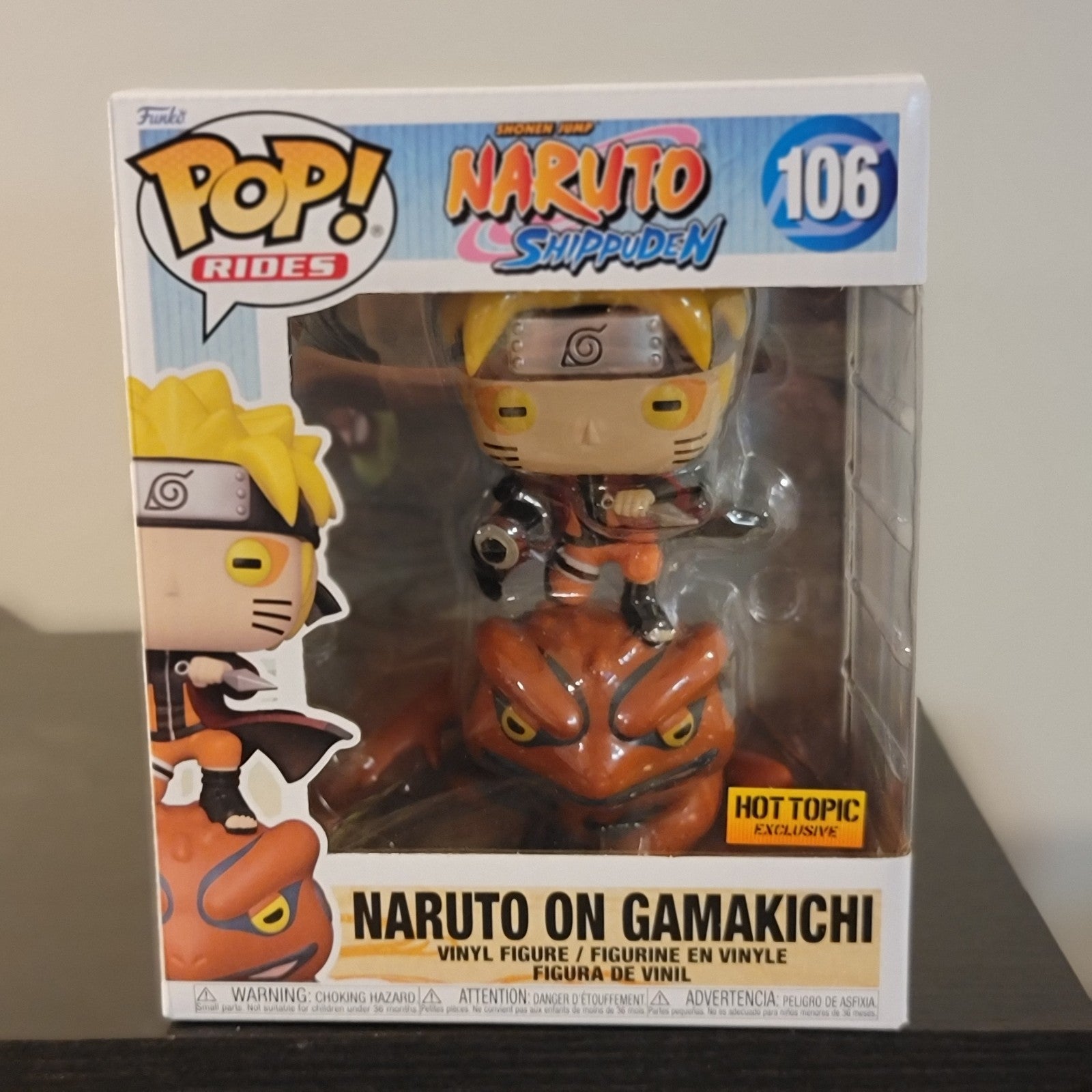 Naruto On Gamakichi Funko Pop!