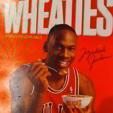 1992 Michael Jordan cereal Wheaties box never been open going for 85