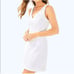 Lilly Pulitzer Blakey White Sleeveless Lace V-Neck Sheath Dress Size 2