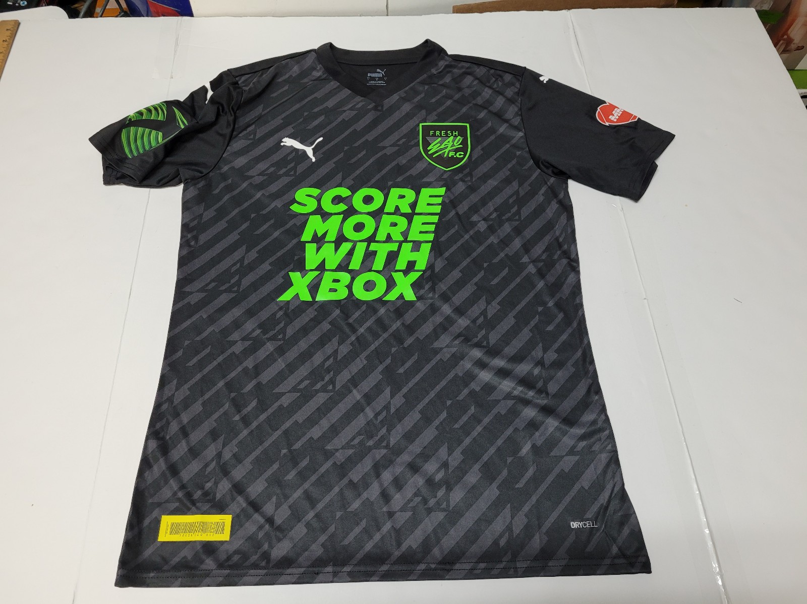 Rare EA Sports FC24 Promo Puma Jersey Score more with Xbox given to VIPs Large L