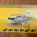 Toy Airplane with construction vehicles