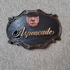 Aspencade belt buckle for men