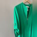 Joseph Ribkoff Kelly Green Zip Front Shift Mini Dress Size 4