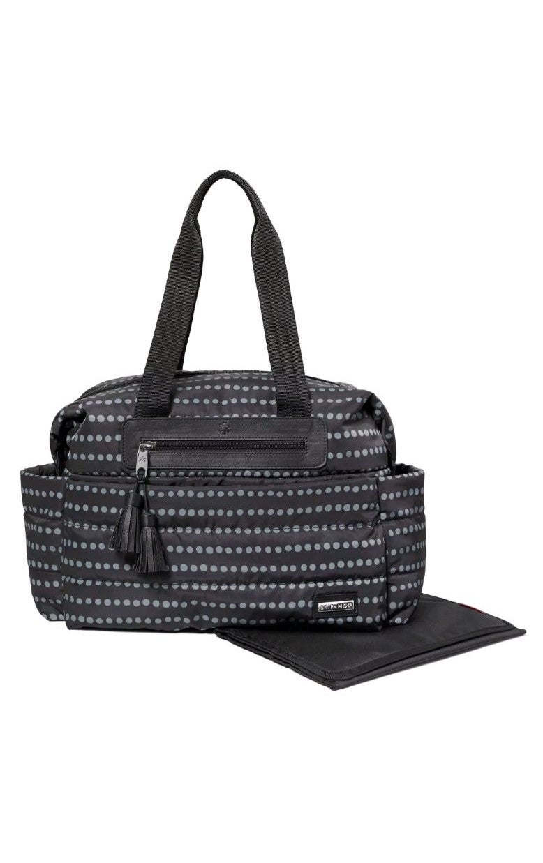 NWT Skip Hop Diper Bag Ultra Light Black