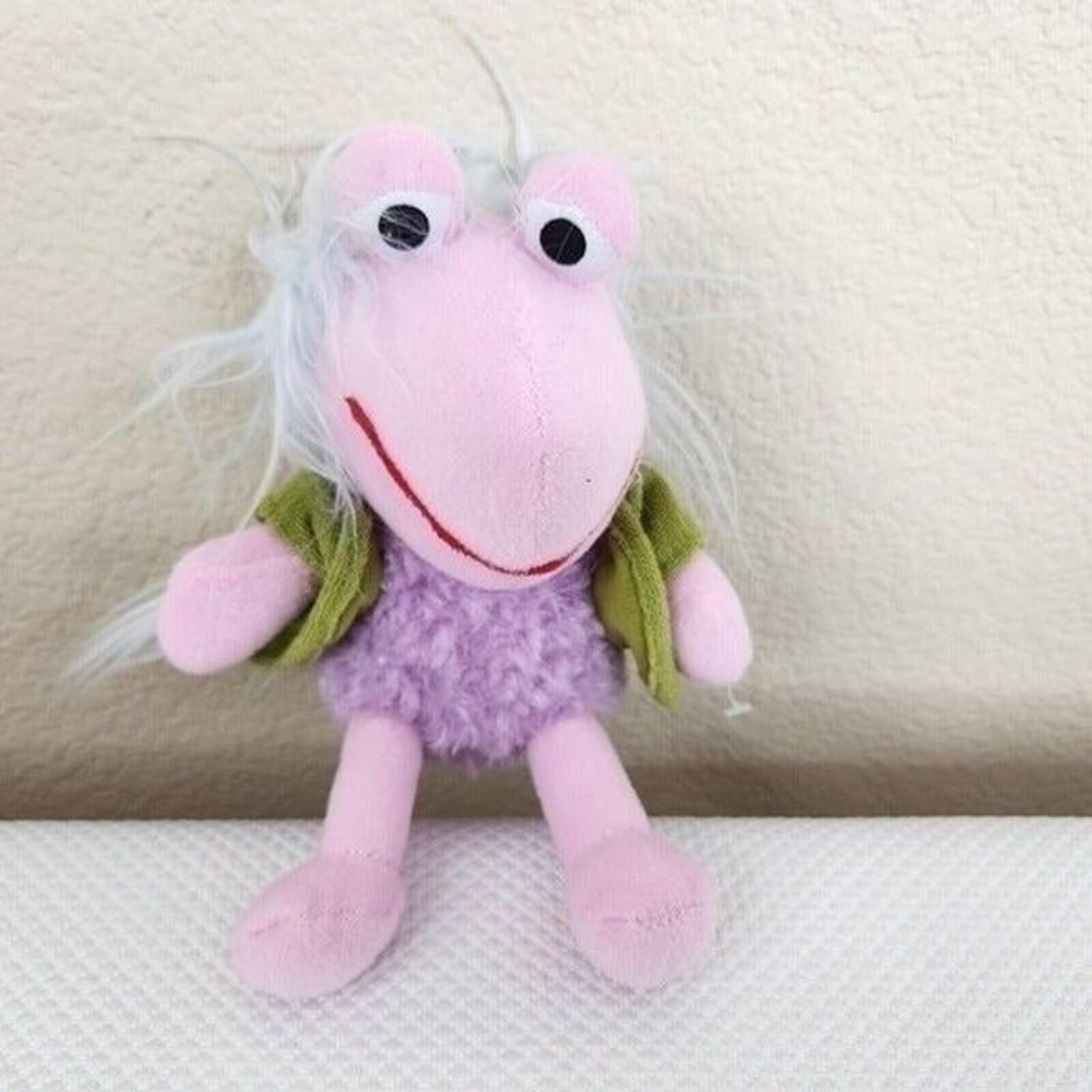 Jim Henson Fraggle Rock Mokey 2019 Pink Stuffed Animal Plush Toy Doll 9"