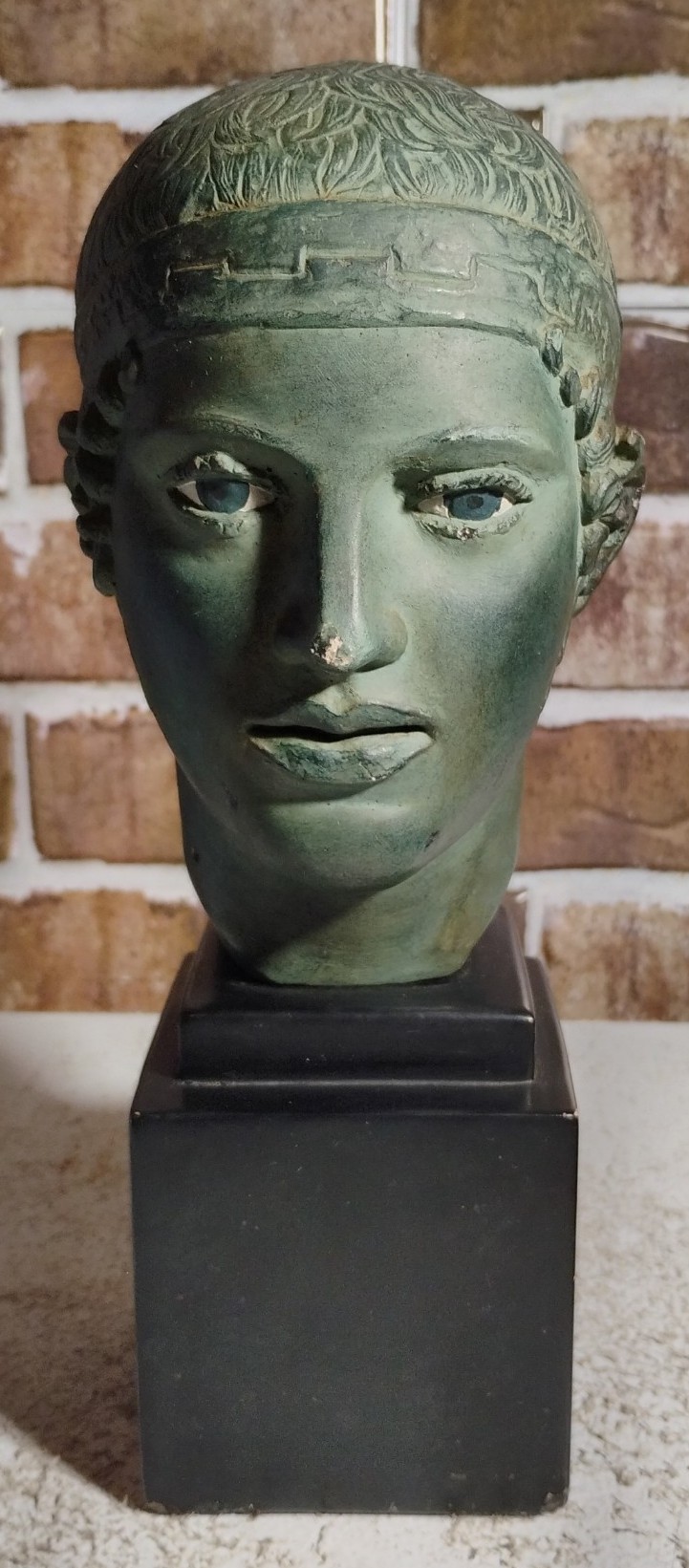 SMC Plaster Signed Charioteer Of Delphi Bust Mold (1962 IKARIS)