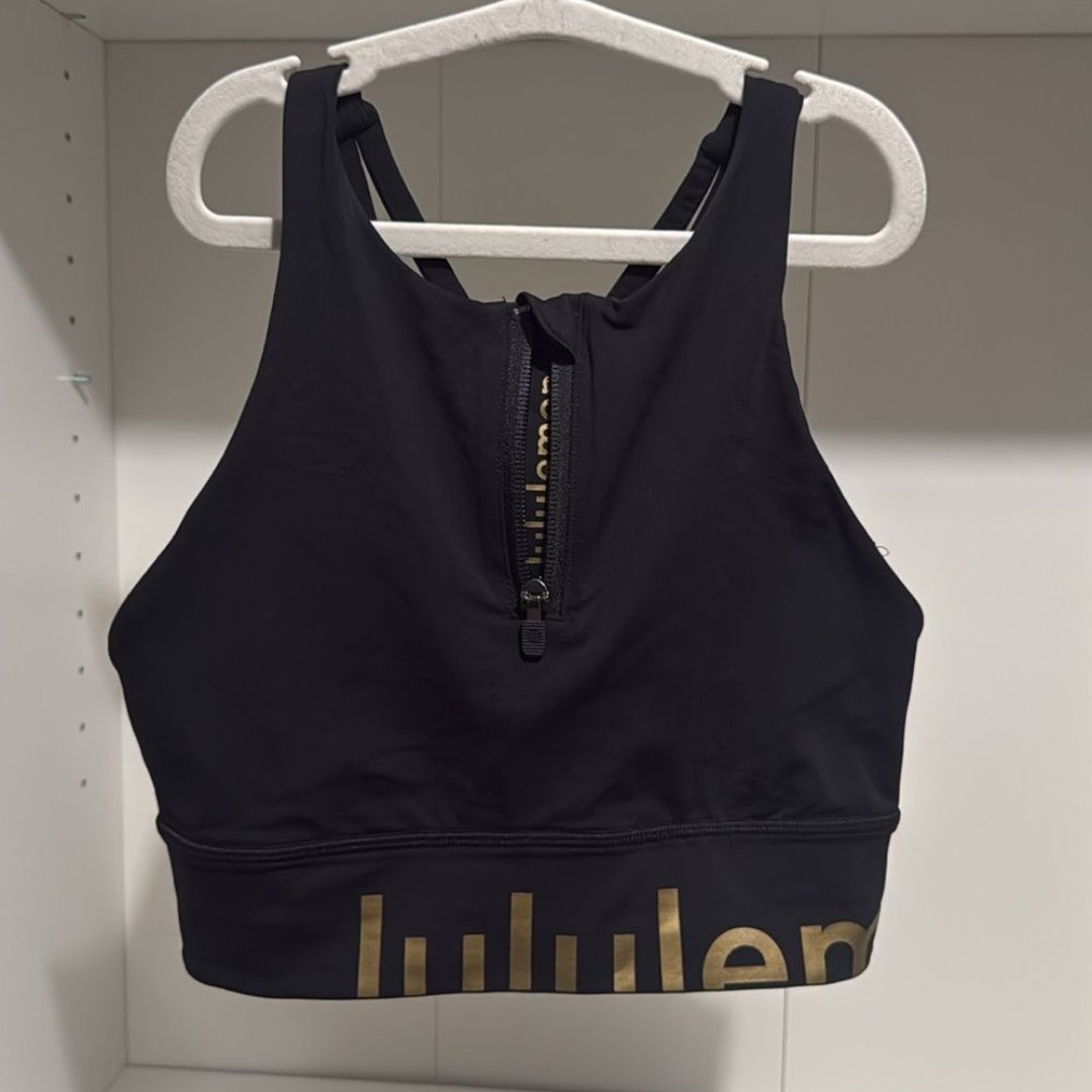 Lululemon Energy Bra High Neck Long Line Zip Special Edition Size 4
