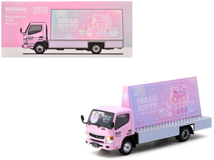 Mitsubishi Fuso Canter Mobile Ad Truck RHD (Right Hand Drive) Hello Kitty Pink