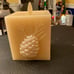 LUMINARA FLAME LESS CANDLE SET/2 MAPLE LEAF & PINE CONE WITH REMOTE/TIMER