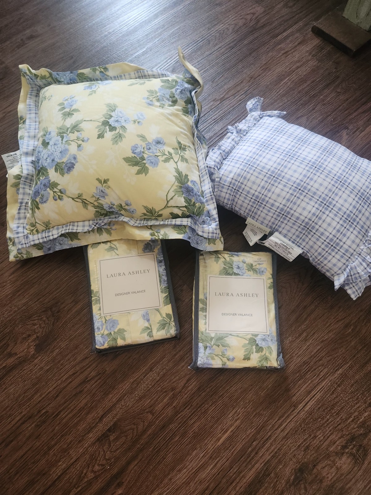 Laura Ashley blue and yellow set