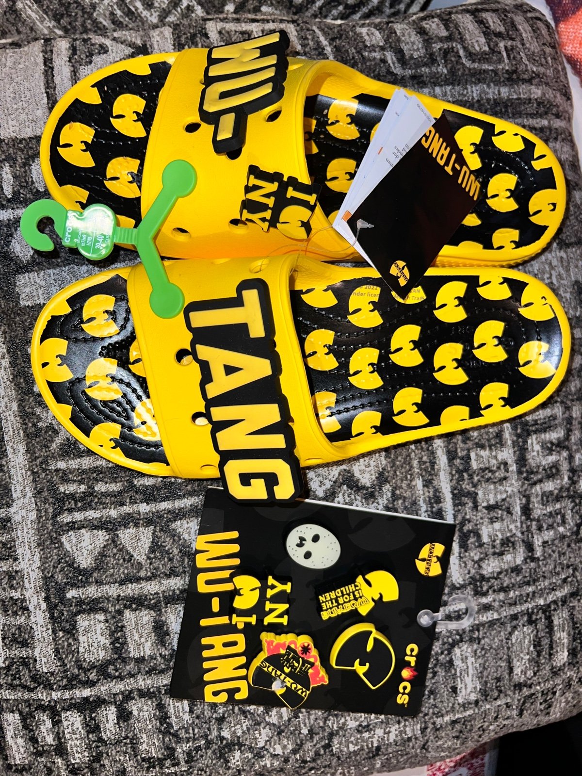 Crocs yellow sandals
