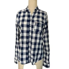 Hollister Classic Plaid Button Up Shirt - Size L