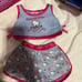 Build a Bear Hello kitty crowns pjs set HTF
