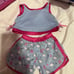 Build a Bear Hello kitty crowns pjs set HTF