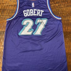 Rudy Gobert Signed Utah Jazz Jersey PSA DNA Coa Autographed