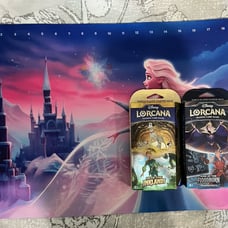 Lorcana playmat and 2 starter decks (NEW)