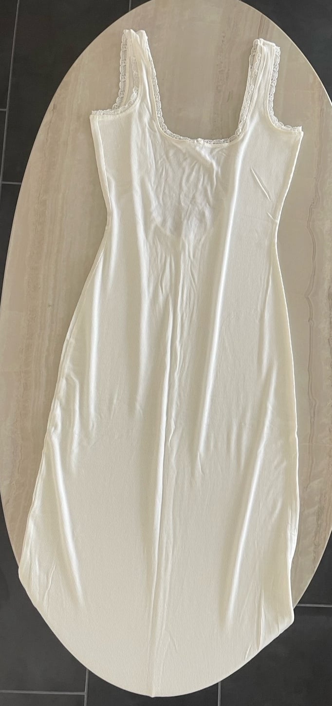 SKIMS Soft Lounge Lace Scoop Neck Dress NWT
