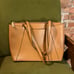 Michael Kors Maddie Medium Crossgrain Leather Tote Bag