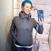 NWOT |•NAKETANO•| Grey Hooded Sweatshirt Size Medium