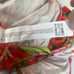 Zara Floral Print Bodysuit V-Neck Ruched Waist Size Medium New