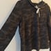 Vuori Hoodie Women Halo Essential Camo Drawstring Pale Grey Heather Small NWOT