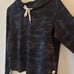 Vuori Hoodie Women Halo Essential Camo Drawstring Pale Grey Heather Small NWOT