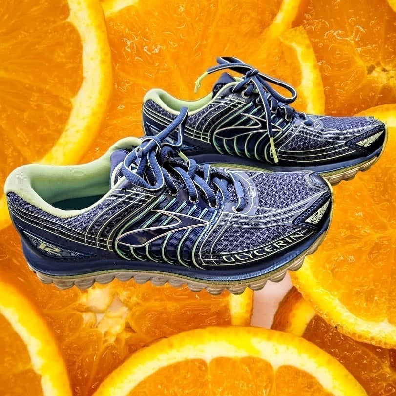 Brooks Glycerin 12 Blue and Green Size 6