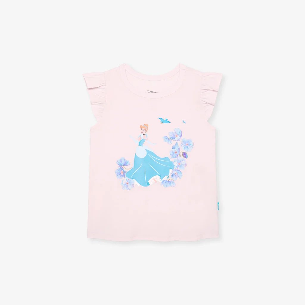 Posh Peanut Cinderella Ruffled tee