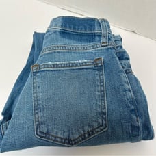 Abercrombie & Fitch Mom High Rise Distressed Jeans Size 27/4 X-short