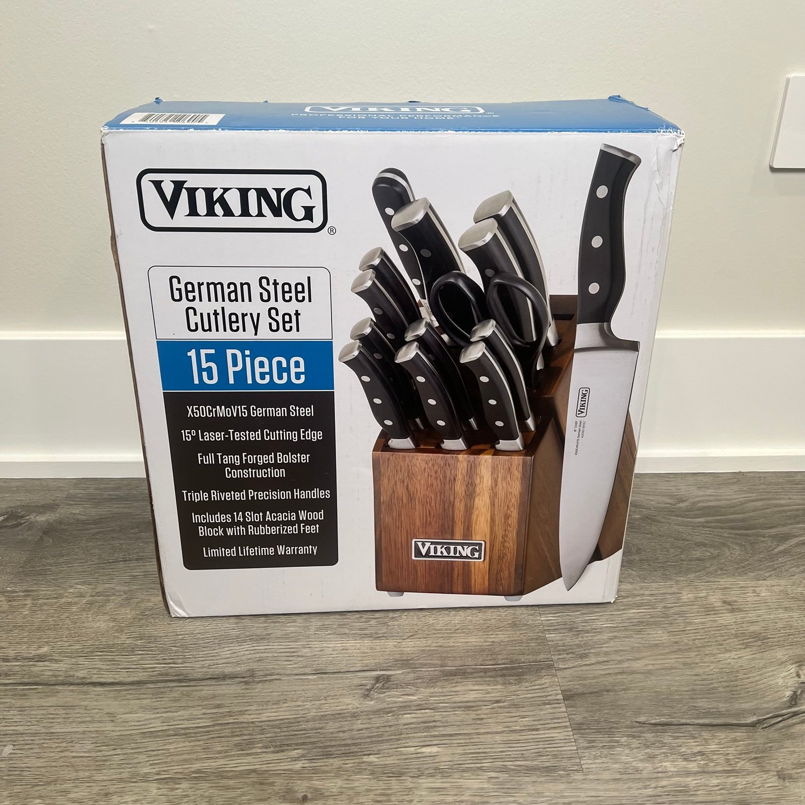 Viking Professional 15-Piece German Steel Cutlery Set