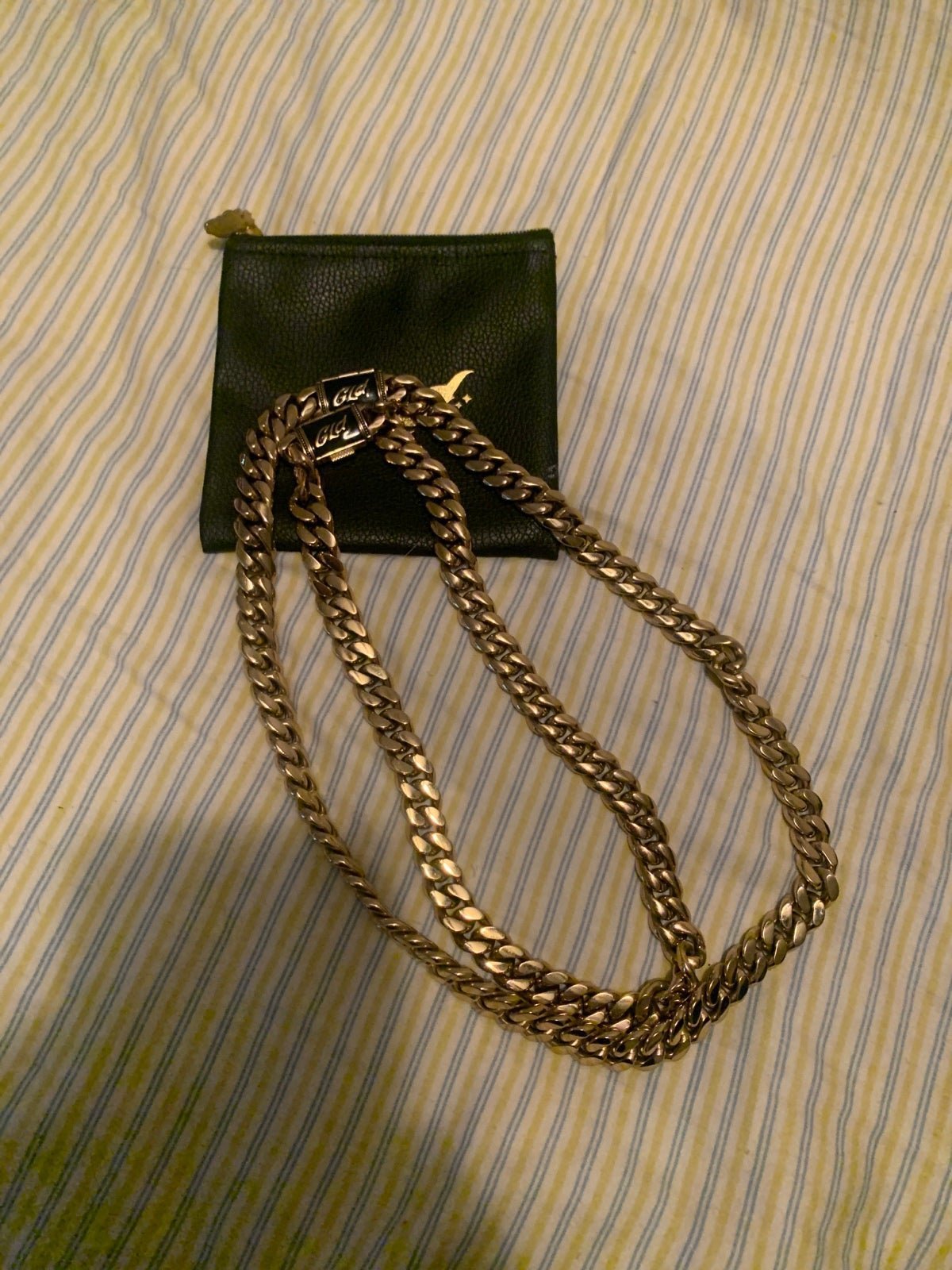 Two Cuban link chain set